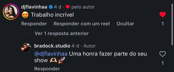 DJ Flavinha testimonial